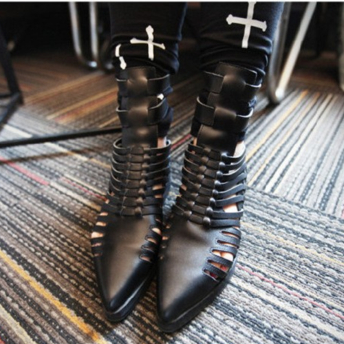 Pointed Cage Boots For Women on Luulla